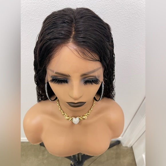 New! 20” 360 Lace Wig, Virgin Human Hair, Can pull up into a high ponytail - Picture 5 of 12